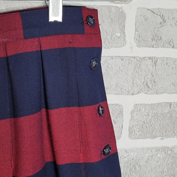 David Brooks Ltd Plaid 100% Wool Vintage Made in USA Women's Skirt Size 8P - Picture 6 of 7